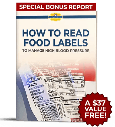 Cholibrium bonus guide to reading food labels for blood pressure