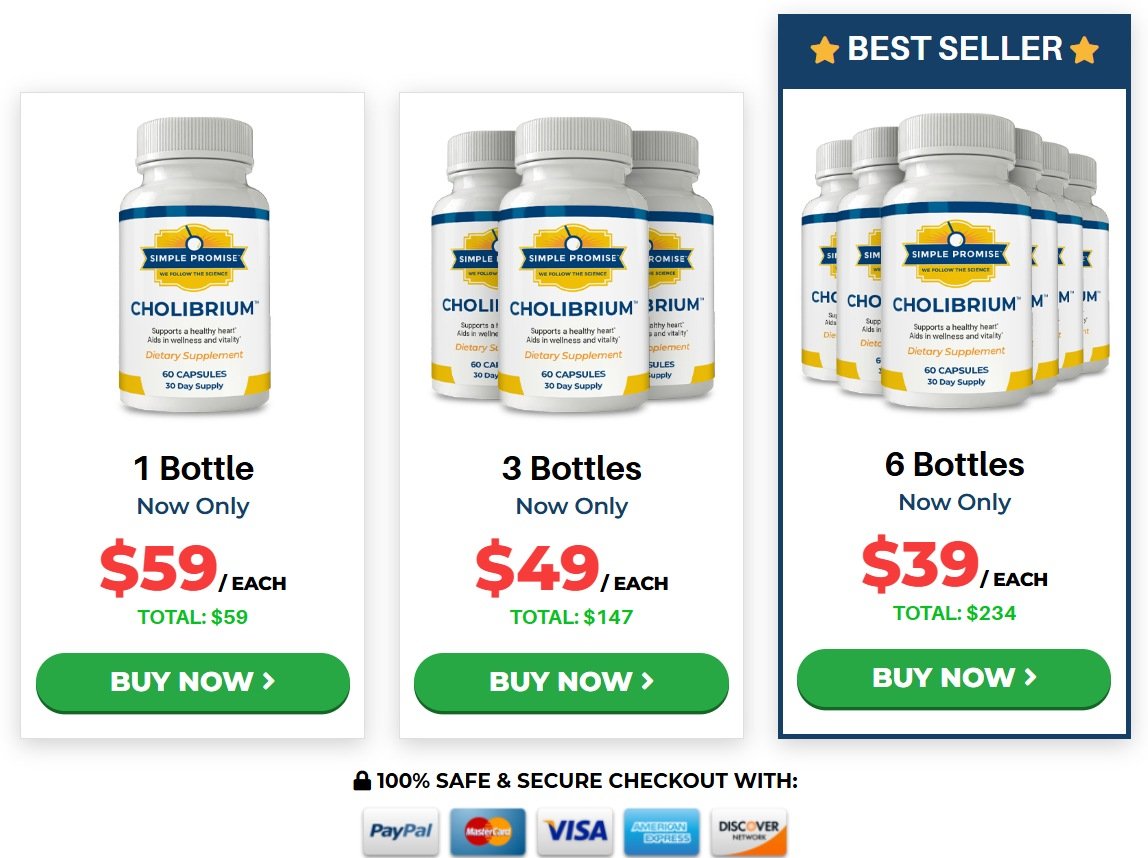 Cholibrium bottle pricing options